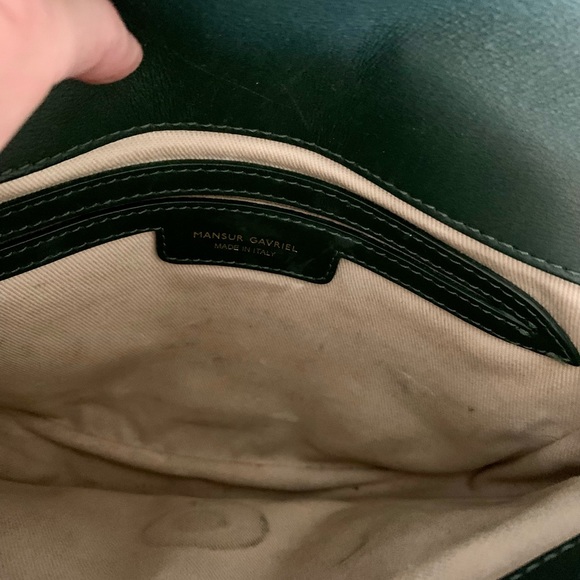 Mansur Gavriel Small Shoulder/Crossbody Bag Green - Picture 5 of 16